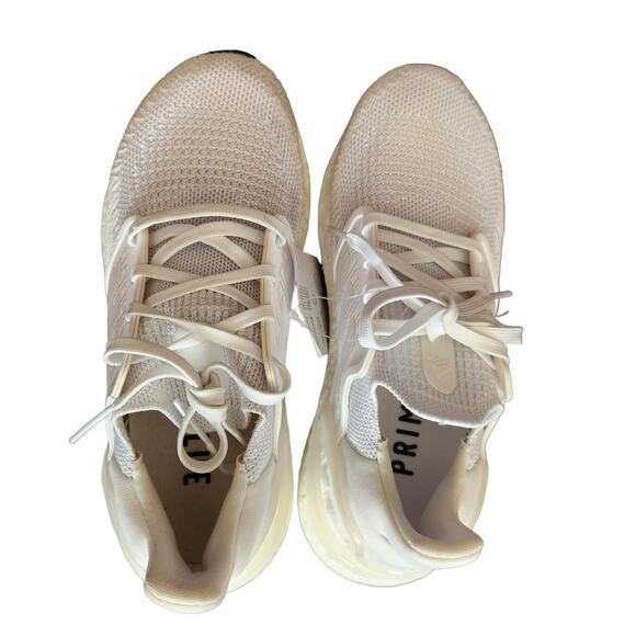 adidas Women's Ultraboost 20 Running Shoe, White/Grey/Black, 5.5 M US - Picture 5 of 8